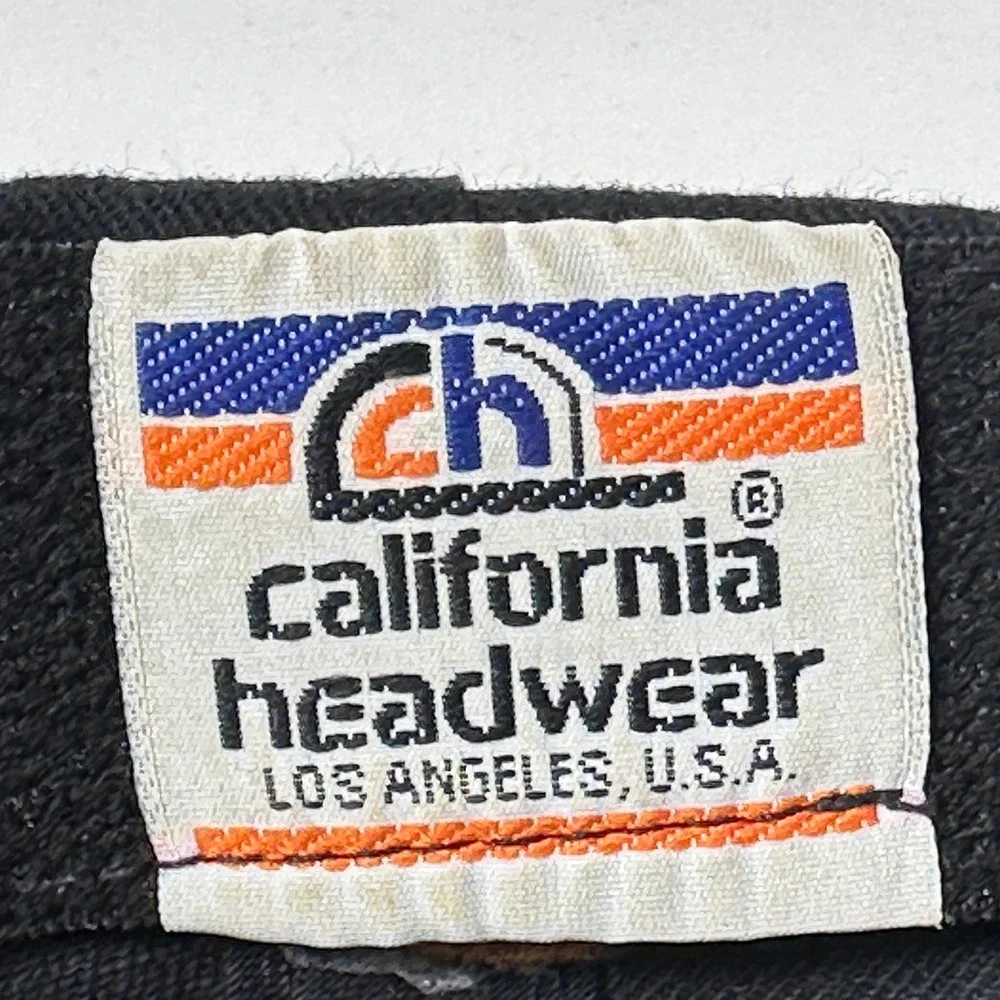 VTG 90s USC Trojans Embroidered Baseball Cap‎ L/XL Black California Headwear